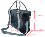 Rode Luipaard Duffel Reistas