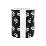 Black & White Panda Doughnut Mug