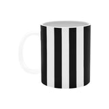 Black & White Striped Mug
