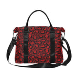 Red Leopard Duffel Travel Bag