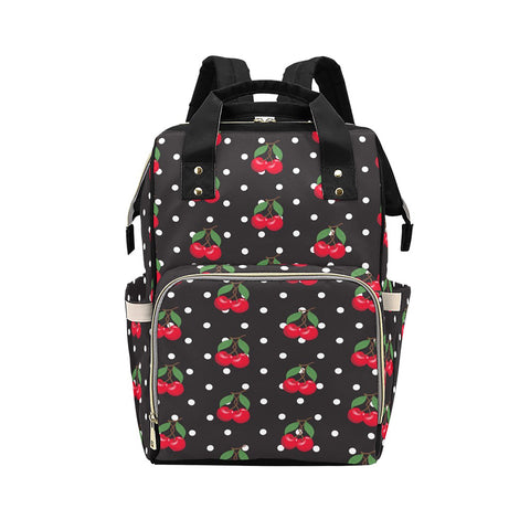 Cherries and Polka Dots Nappy Changing Bag
