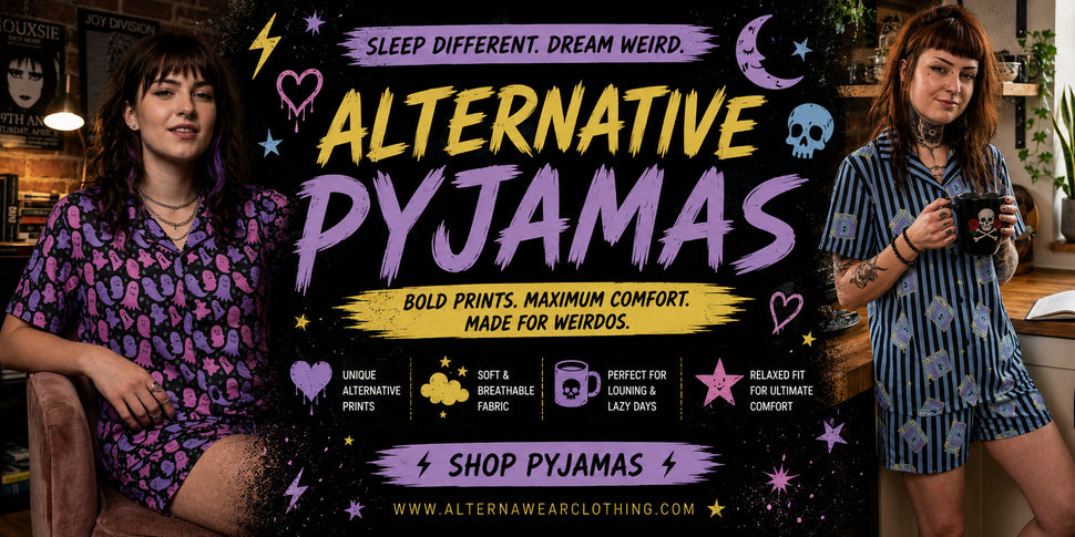 punk girl pyjamas